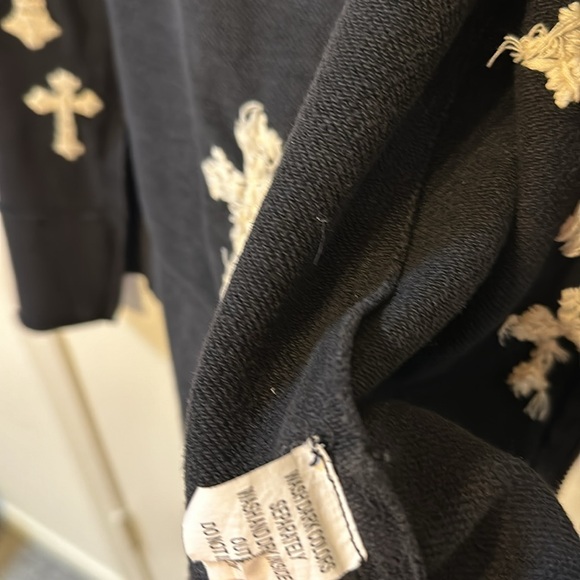 Joystick Johnny Was Size Small Black - Cross Embroidered Stitch Full Zip Jacket - Picture 5 of 9